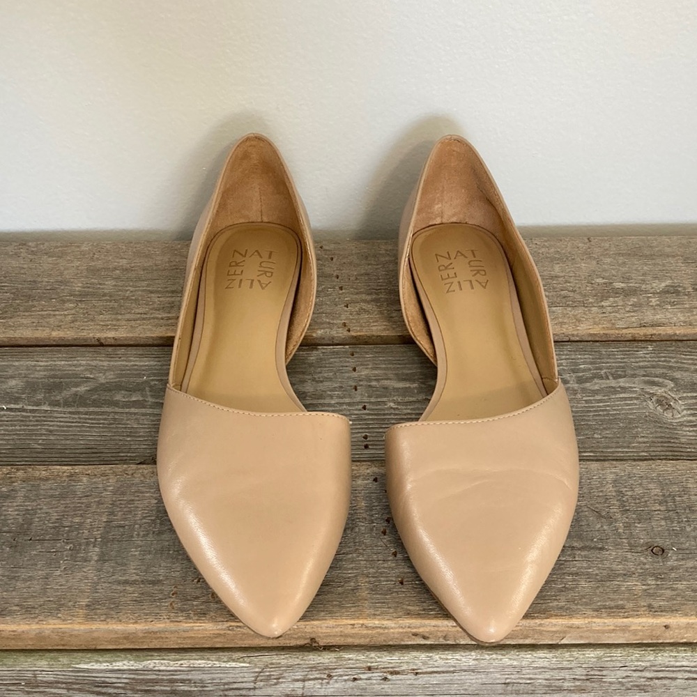Naturalizer Women's Samantha Pointed Toe Flat - Taupe 7.5